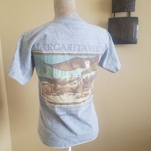 Vintage Margaritaville Las Vegas Jimmy Buffet gray tshirt unisex small 2006 Y2k
